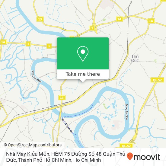 Nhà May Kiều Mến, HẺM 75 Đường Số 48 Quận Thủ Đức, Thành Phố Hồ Chí Minh map