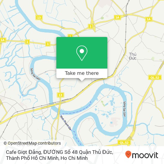 Cafe Giọt Đắng, ĐƯỜNG Số 48 Quận Thủ Đức, Thành Phố Hồ Chí Minh map