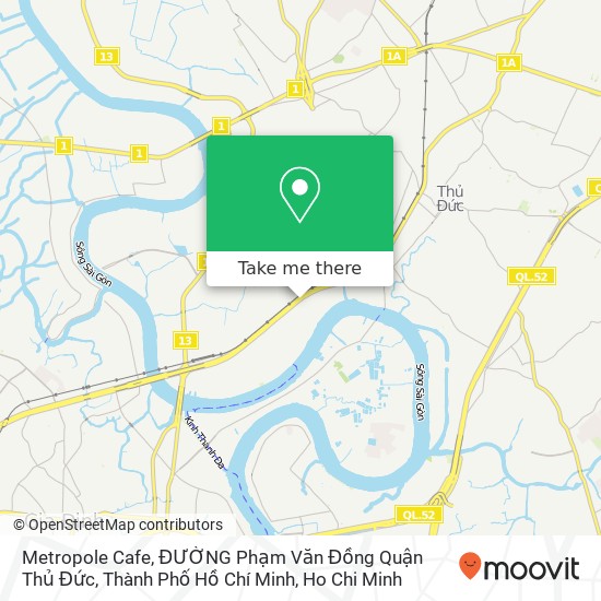 Metropole Cafe, ĐƯỜNG Phạm Văn Đồng Quận Thủ Đức, Thành Phố Hồ Chí Minh map