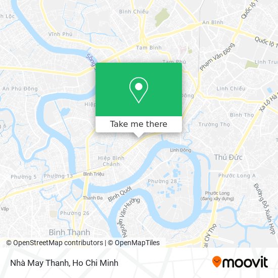 Nhà May Thanh map