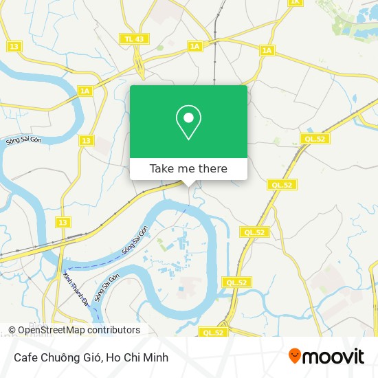 Cafe Chuông Gió map