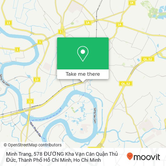 Minh Trang, 578 ĐƯỜNG Kha Vạn Cân Quận Thủ Đức, Thành Phố Hồ Chí Minh map