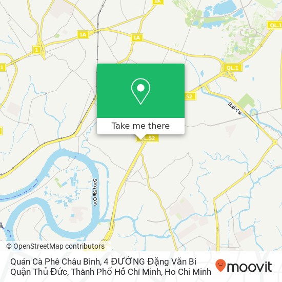 Quán Cà Phê Châu Bình, 4 ĐƯỜNG Đặng Văn Bi Quận Thủ Đức, Thành Phố Hồ Chí Minh map