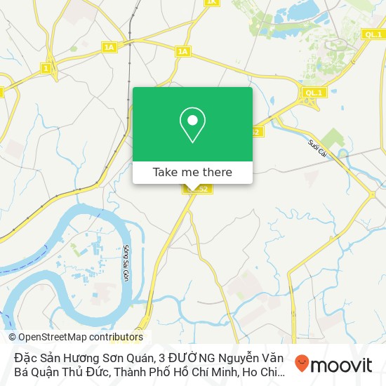 Đặc Sản Hương Sơn Quán, 3 ĐƯỜNG Nguyễn Văn Bá Quận Thủ Đức, Thành Phố Hồ Chí Minh map