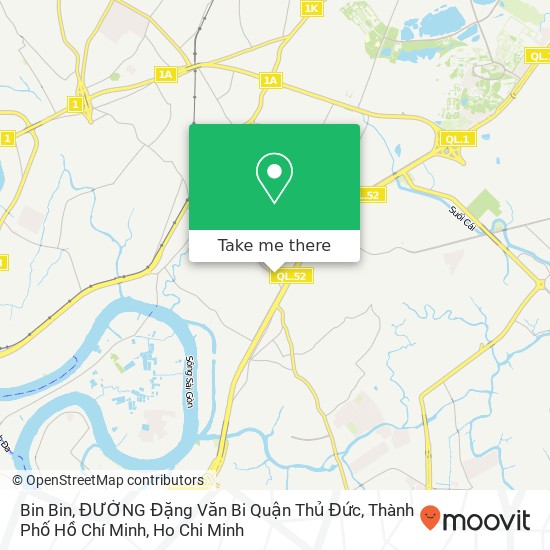 Bin Bin, ĐƯỜNG Đặng Văn Bi Quận Thủ Đức, Thành Phố Hồ Chí Minh map