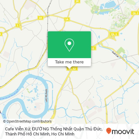 Cafe Viễn Xứ, ĐƯỜNG Thống Nhất Quận Thủ Đức, Thành Phố Hồ Chí Minh map