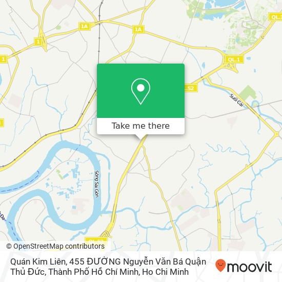 Quán Kim Liên, 455 ĐƯỜNG Nguyễn Văn Bá Quận Thủ Đức, Thành Phố Hồ Chí Minh map