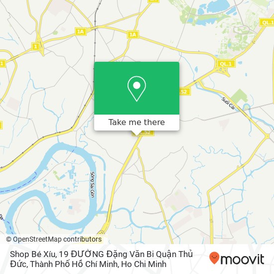 Shop Bé Xíu, 19 ĐƯỜNG Đặng Văn Bi Quận Thủ Đức, Thành Phố Hồ Chí Minh map