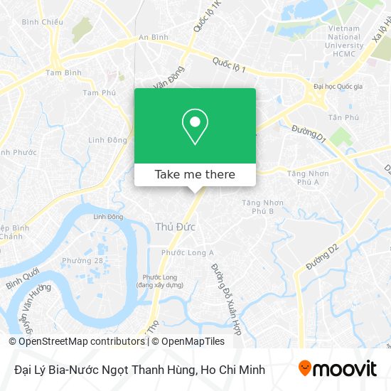 Đại Lý Bia-Nước Ngọt Thanh Hùng map