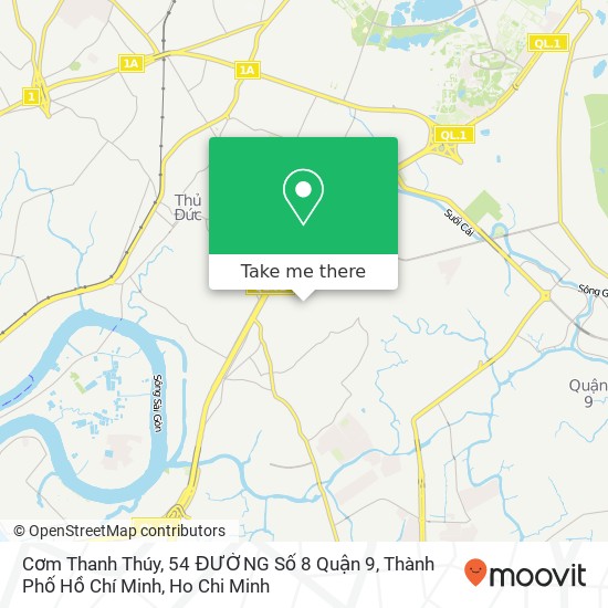 Cơm Thanh Thúy, 54 ĐƯỜNG Số 8 Quận 9, Thành Phố Hồ Chí Minh map