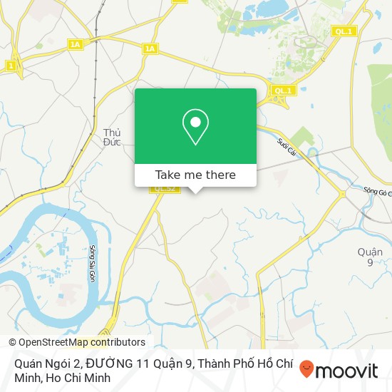 Quán Ngói 2, ĐƯỜNG 11 Quận 9, Thành Phố Hồ Chí Minh map