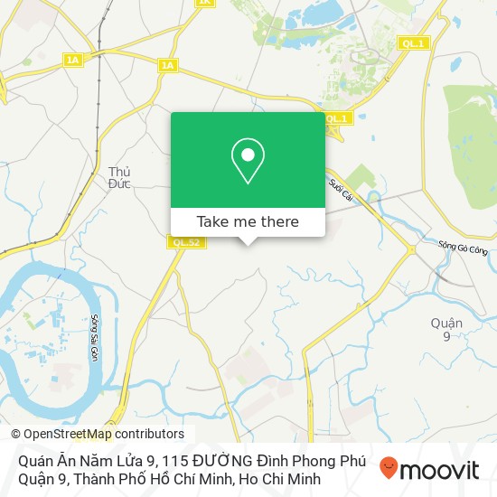 Quán Ăn Năm Lửa 9, 115 ĐƯỜNG Đình Phong Phú Quận 9, Thành Phố Hồ Chí Minh map