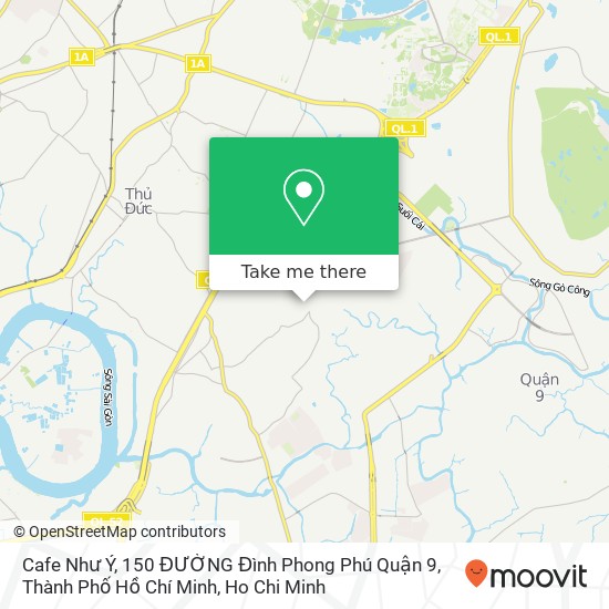 Cafe Như Ý, 150 ĐƯỜNG Đình Phong Phú Quận 9, Thành Phố Hồ Chí Minh map
