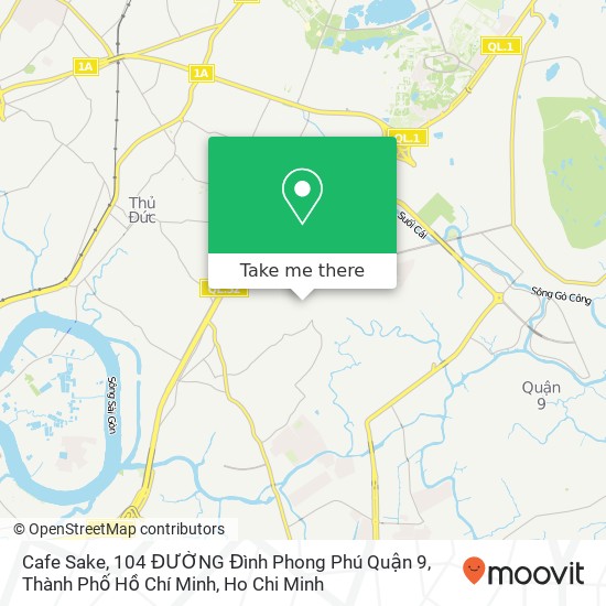 Cafe Sake, 104 ĐƯỜNG Đình Phong Phú Quận 9, Thành Phố Hồ Chí Minh map