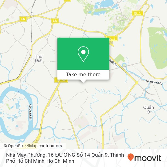 Nhà May Phương, 16 ĐƯỜNG Số 14 Quận 9, Thành Phố Hồ Chí Minh map