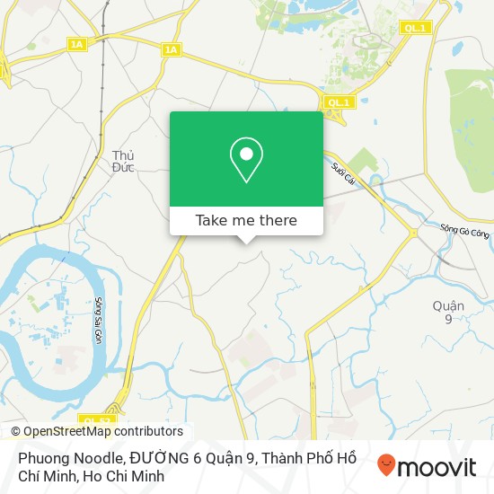 Phuong Noodle, ĐƯỜNG 6 Quận 9, Thành Phố Hồ Chí Minh map