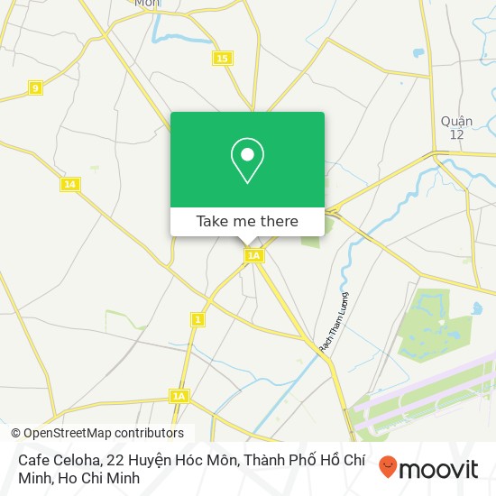 Cafe Celoha, 22 Huyện Hóc Môn, Thành Phố Hồ Chí Minh map