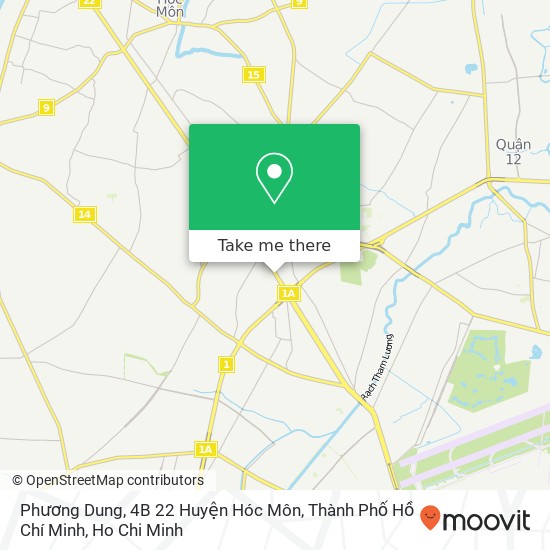 Phương Dung, 4B 22 Huyện Hóc Môn, Thành Phố Hồ Chí Minh map