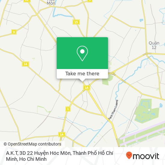 A.K.T, 3D 22 Huyện Hóc Môn, Thành Phố Hồ Chí Minh map