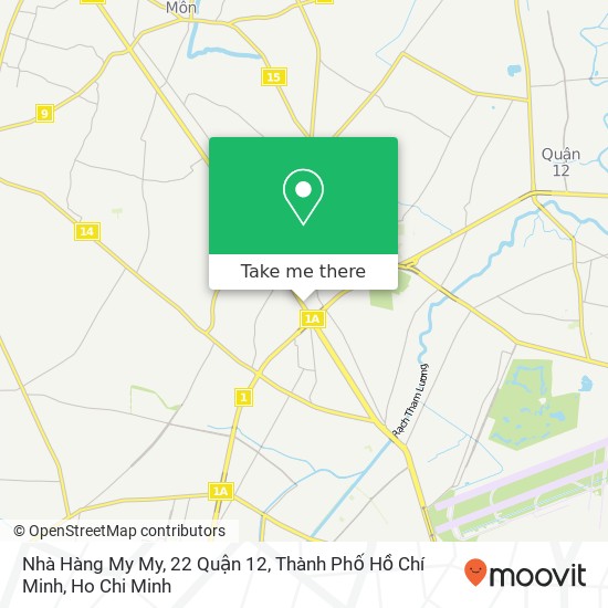 Nhà Hàng My My, 22 Quận 12, Thành Phố Hồ Chí Minh map