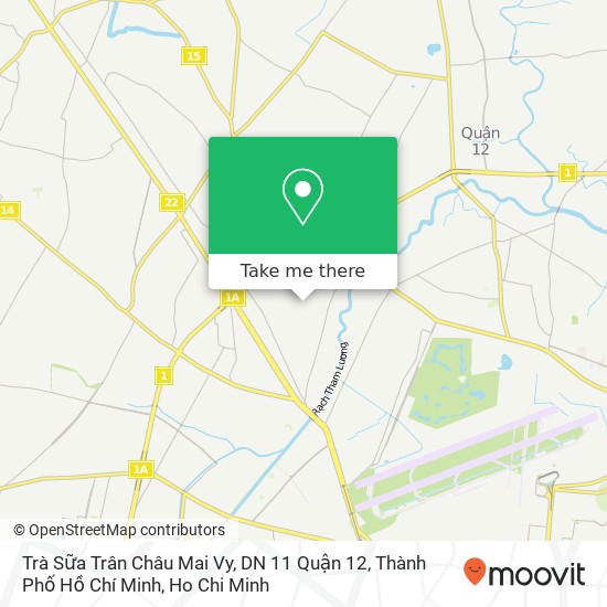 Trà Sữa Trân Châu Mai Vy, DN 11 Quận 12, Thành Phố Hồ Chí Minh map