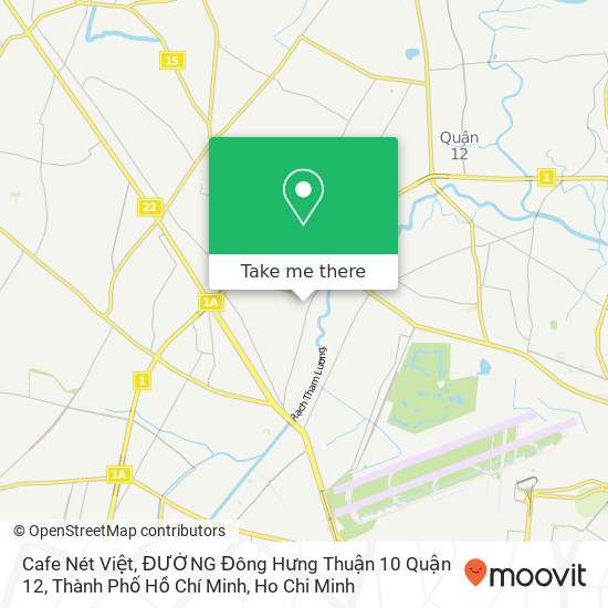 Cafe Nét Việt, ĐƯỜNG Đông Hưng Thuận 10 Quận 12, Thành Phố Hồ Chí Minh map