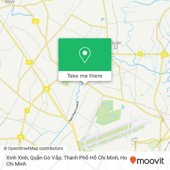 Xinh Xinh, Quận Gò Vấp, Thành Phố Hồ Chí Minh map