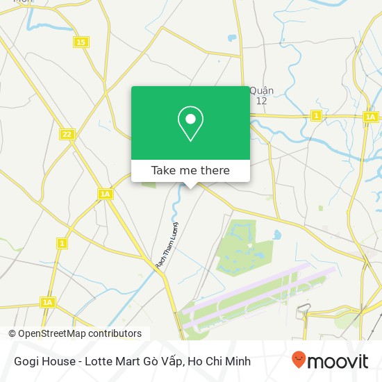 Gogi House - Lotte Mart Gò Vấp map