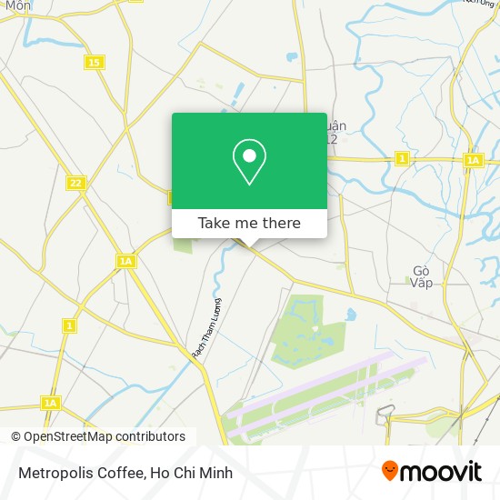 Metropolis Coffee map