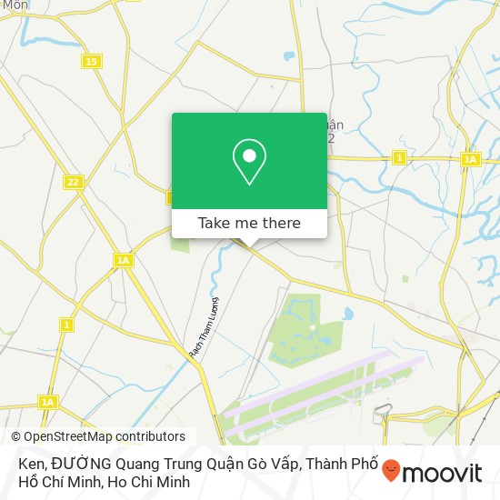 Ken, ĐƯỜNG Quang Trung Quận Gò Vấp, Thành Phố Hồ Chí Minh map