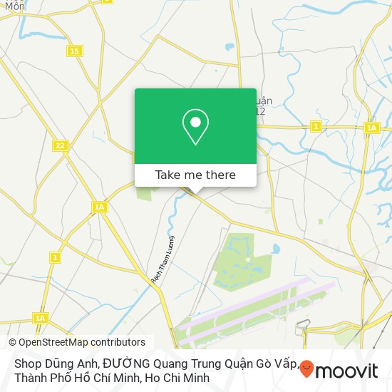 Shop Dũng Anh, ĐƯỜNG Quang Trung Quận Gò Vấp, Thành Phố Hồ Chí Minh map