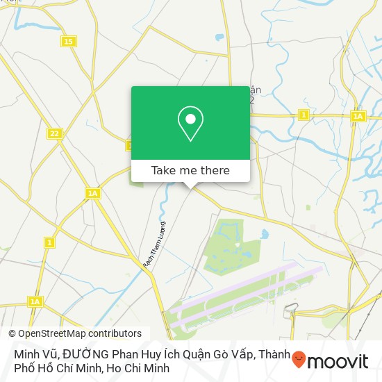 Minh Vũ, ĐƯỜNG Phan Huy Ích Quận Gò Vấp, Thành Phố Hồ Chí Minh map