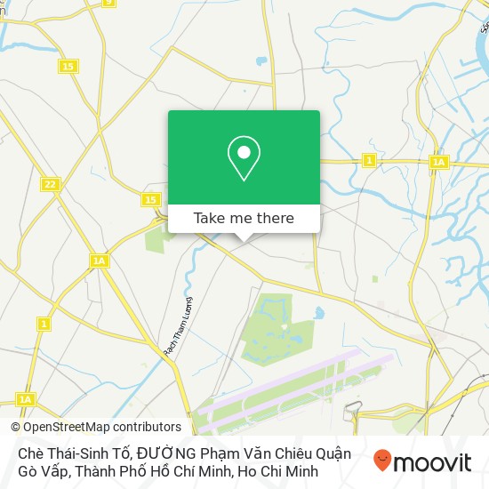 Chè Thái-Sinh Tố, ĐƯỜNG Phạm Văn Chiêu Quận Gò Vấp, Thành Phố Hồ Chí Minh map