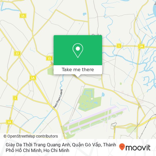 Giày Da Thời Trang Quang Anh, Quận Gò Vấp, Thành Phố Hồ Chí Minh map