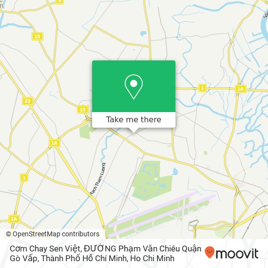 Cơm Chay Sen Việt, ĐƯỜNG Phạm Văn Chiêu Quận Gò Vấp, Thành Phố Hồ Chí Minh map
