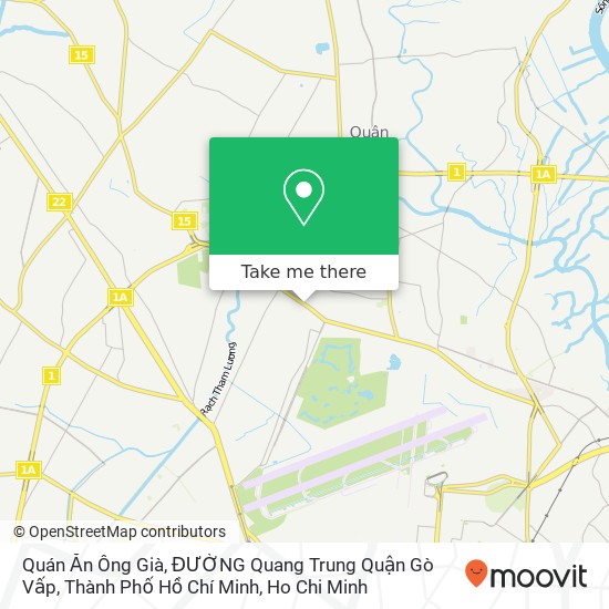 Quán Ăn Ông Già, ĐƯỜNG Quang Trung Quận Gò Vấp, Thành Phố Hồ Chí Minh map