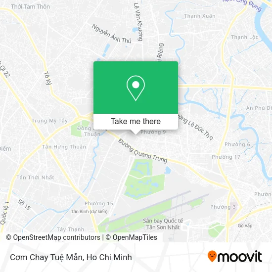Cơm Chay Tuệ Mẫn map