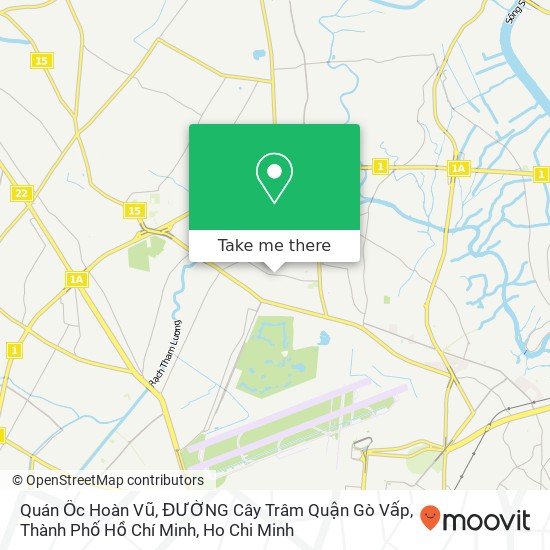 Quán Ốc Hoàn Vũ, ĐƯỜNG Cây Trâm Quận Gò Vấp, Thành Phố Hồ Chí Minh map