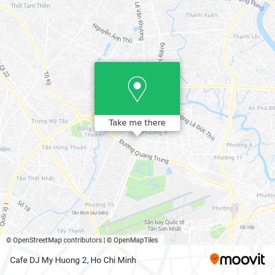 Cafe DJ My Huong 2 map