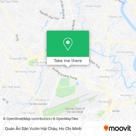 How to get to Quán Ăn Sân Vườn Hải Châu in Gò Vấp by Bus?