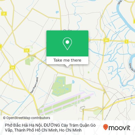 Phở Bắc Hải Hà Nội, ĐƯỜNG Cây Trâm Quận Gò Vấp, Thành Phố Hồ Chí Minh map