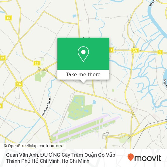 Quán Vân Anh, ĐƯỜNG Cây Trâm Quận Gò Vấp, Thành Phố Hồ Chí Minh map