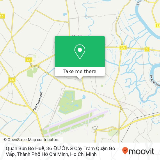 Quán Bún Bò Huế, 36 ĐƯỜNG Cây Trâm Quận Gò Vấp, Thành Phố Hồ Chí Minh map