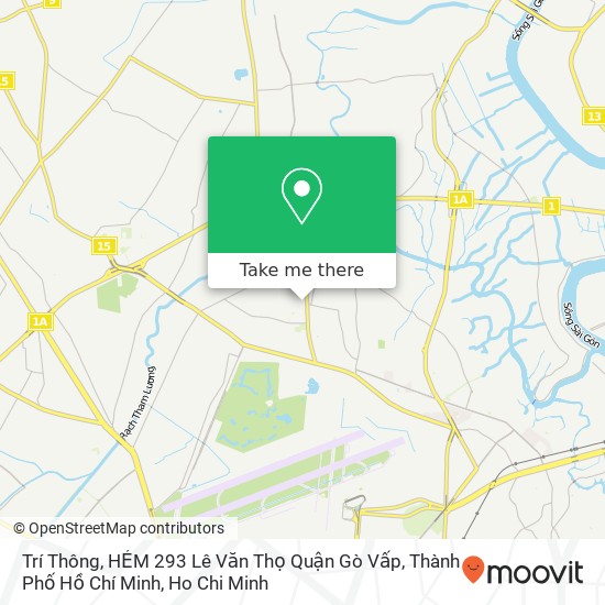 Trí Thông, HẺM 293 Lê Văn Thọ Quận Gò Vấp, Thành Phố Hồ Chí Minh map