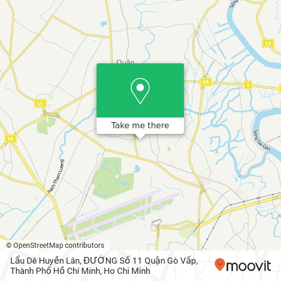 Lẩu Dê Huyền Lân, ĐƯỜNG Số 11 Quận Gò Vấp, Thành Phố Hồ Chí Minh map