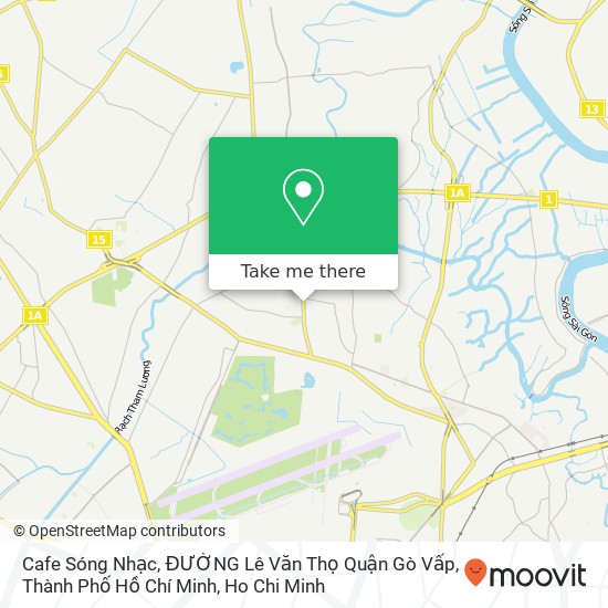 Cafe Sóng Nhạc, ĐƯỜNG Lê Văn Thọ Quận Gò Vấp, Thành Phố Hồ Chí Minh map