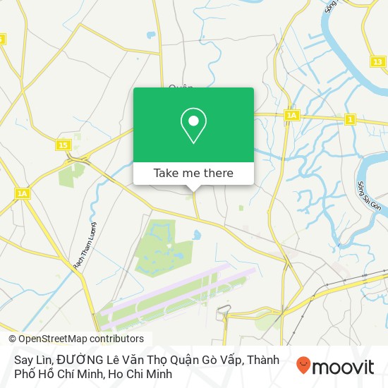 Say Lìn, ĐƯỜNG Lê Văn Thọ Quận Gò Vấp, Thành Phố Hồ Chí Minh map