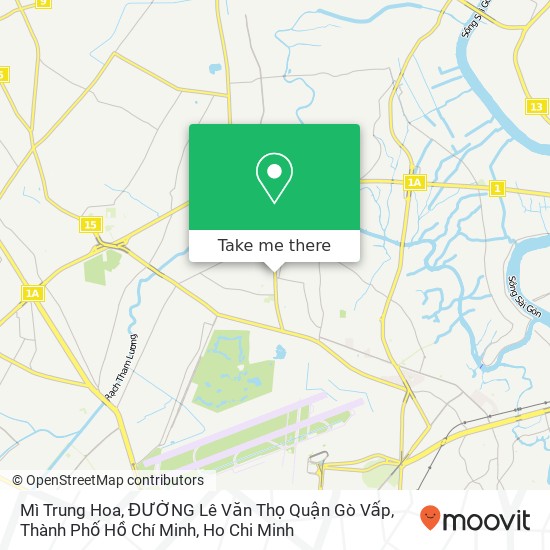 Mì Trung Hoa, ĐƯỜNG Lê Văn Thọ Quận Gò Vấp, Thành Phố Hồ Chí Minh map