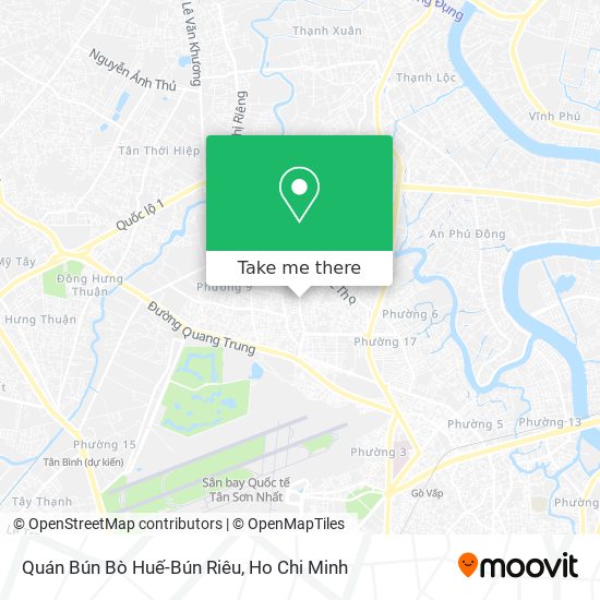 Quán Bún Bò Huế-Bún Riêu map