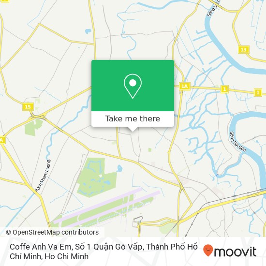Coffe Anh Va Em, Số 1 Quận Gò Vấp, Thành Phố Hồ Chí Minh map